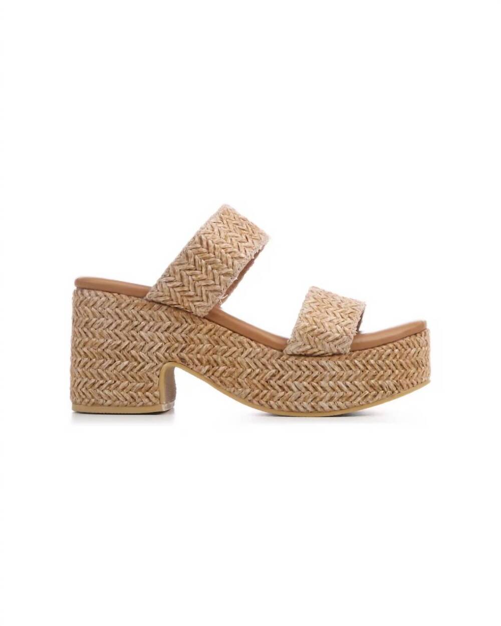 NEW BEACH BY MATISSE women's seaview wedges platform sandals in camel